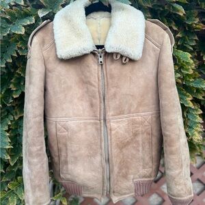 Vintage Sawyer of Napa Sheep Skin Bomber